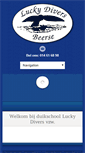 Mobile Screenshot of luckydivers.be