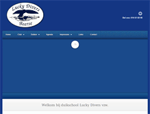 Tablet Screenshot of luckydivers.be